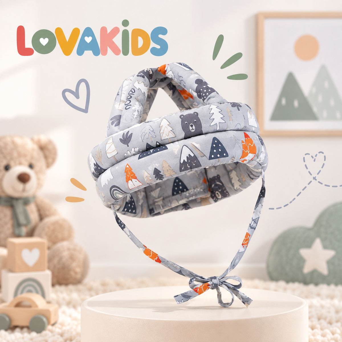 Lova Bump™ – Le casque protecteur des petits aventuriers