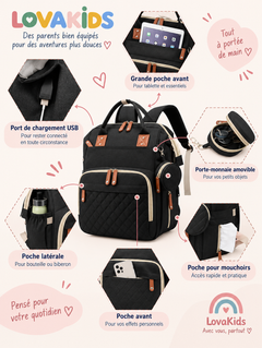 Lova Bag™ – Le sac à langer tout-en-un