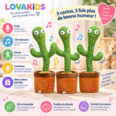 Lova Cactus™ – Le cactus qui chante &amp; danse
