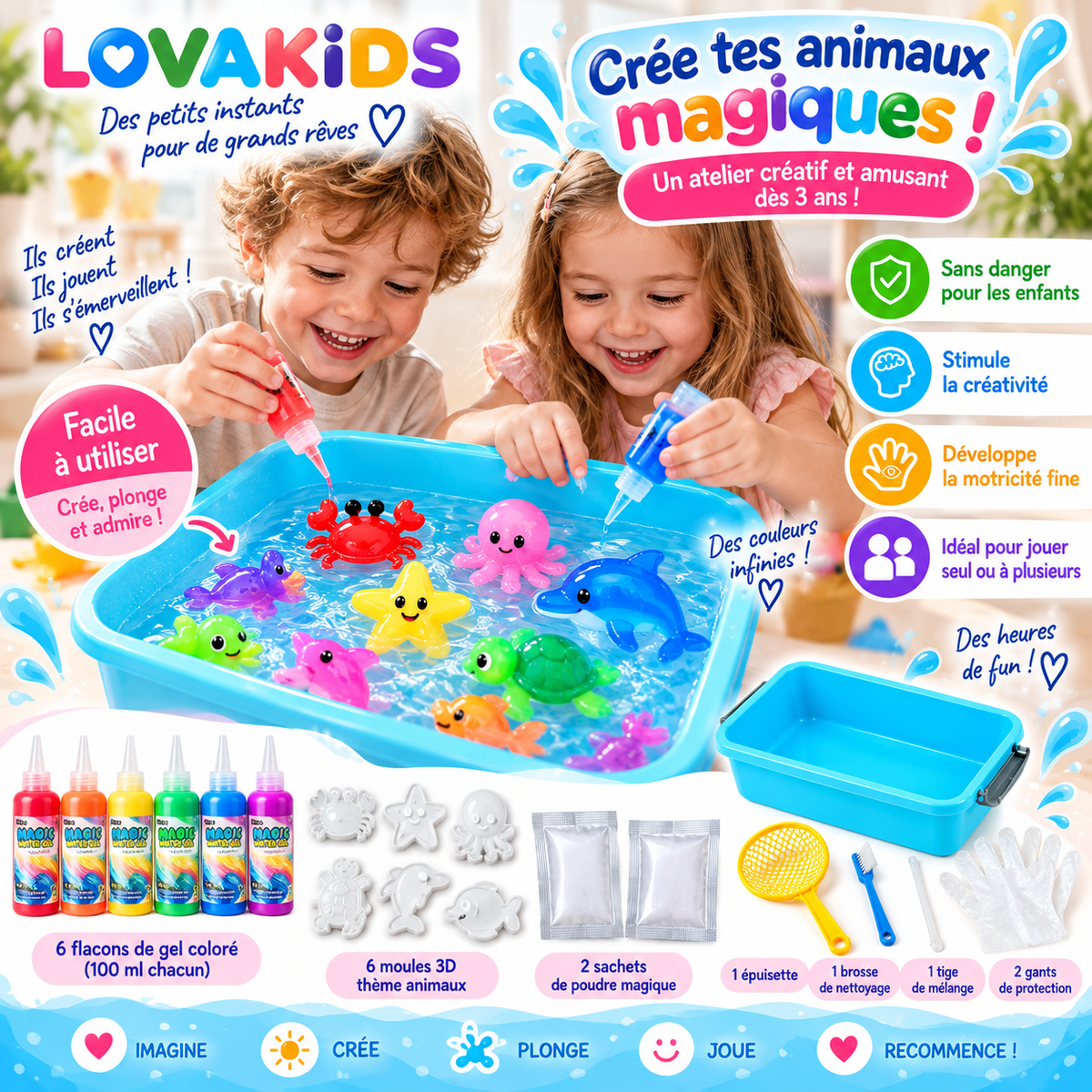Lova AquaMagic™ – Le kit des animaux magiques